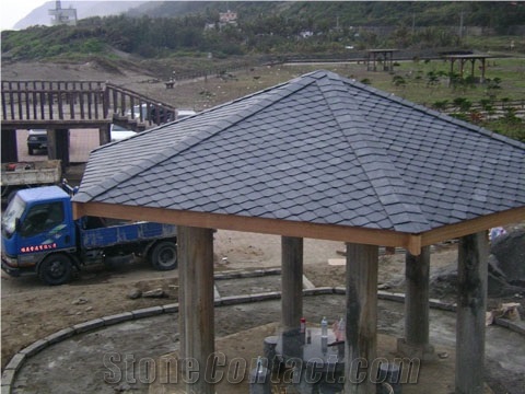 China Own Factory Good Quality Silicious Slate Roofing Tiles Roof Covering Roof Tiles Cheap Price, Siliclous Grey Slate Roof Covering