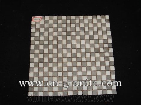 China Own Factory,Mixed Color Marble Mosaic,Stone Mosaic for Floor Paving or Wall Cladding,Wholesaler-Xiamen Songjia