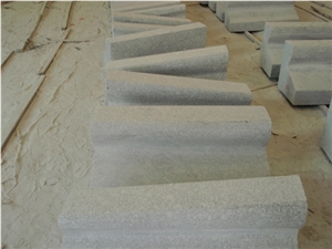 Chinese Curbstone Granite Kerbstone Flamed Paving Road Stone High Quality Road Stone Kerb Stone Cheap Price, Grey Granite Kerb Stone
