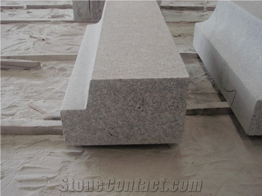 Chinese Curbstone Granite Kerbstone Flamed Paving Road Stone High Quality Road Stone Kerb Stone Cheap Price, Grey Granite Kerb Stone