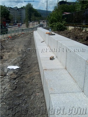 Chinese Granite Grey Border Stone Curbstone Kerb Landscaping Size Stone Paving Stone Cheap Price High Quality Hot Sale