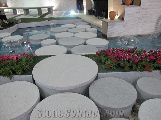 Chinese Granite Round Garden Stepping Pavements