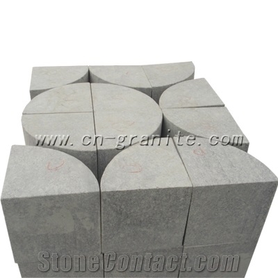 Grey Granite Kerb Stone, Bedding Stone, Chinese Hot Sale Granite Kerbstone, Curbstone, Side Stone