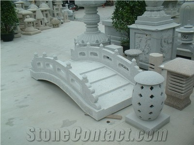 Hot Sale China Grey Granite Flamed Cheap Price Granite Stone Bridges Granite Bridges Outdoor Garden Bridges High Quality
