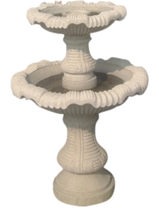 Hot Sale Western Style China Beige Marble Garden Exterior Fountains, Water Features Granite Stone Sculptured Fountains