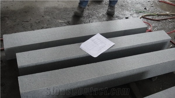 Landscaping Stone Chinese Natural Granite Kerbstone Curbstone Lowest Price High Quality Side Stones Hot Sale, Grey Granite Side Stones