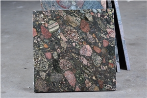 Multicolor Stone, Beautiful Granite Tiles and Slabs Pattern, Own Factory, Cut to Szie, Granite Wall Floor Covering