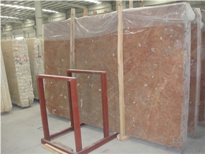 New China Coral Red Marble Slabs,Cut to Size for Floor Covering,Wall Cladding,Mainly for Paving Sets.