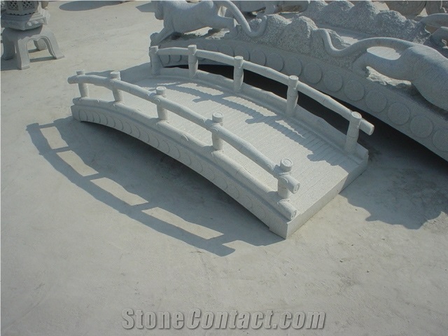 New Factory Hot Sale Landscpaing Stone Bridges Garden Outdoor Palisade Garnite Grey Stone Bridges Garden Decor Cheap Price Hot Sale