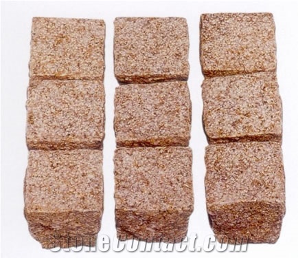 New Season Fashion Chinese Beige Granite Cube Stone & Paver, High Quality with Cheap Price on Sale Promotion