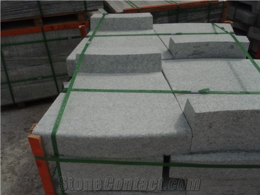 Own Factory Chinese Granite Kerbstone Bedding Flamed Stone Pattern Curbstone Road Paving Stone Cheap Price, Grey Granite Curbstone