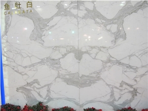 Own Factory Good Price Calacatta Marble White Polished Floor Wall Covering Hot Sale Cheap Price Countertops Bath Tops Cut to Size, Tiles& Slabs White Marble