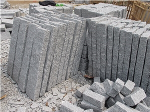 Own Factory New Quarry Chinese High Quality Kerbstone Curbstone Road Paving Stone Kerbs, Grey Granite Curbstone