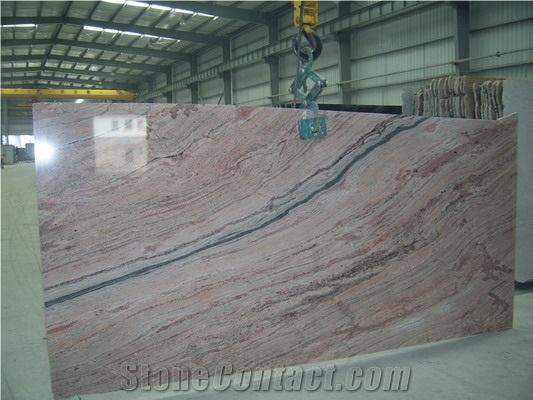Spain Illusion Red Granite Tiles & Slabs, Polished Natural Granite Slabs, Good Quality Tiles Own Factory for Cheap Price