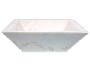 White Marble Bathroon Sinks Square Basins Chinese Own Factory Hot Sale Wash Basins Hand Washing Single Sinks Cheap Price