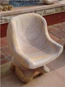Stone Garden Furniture Rainbow Sandstone Outdoor Chairs