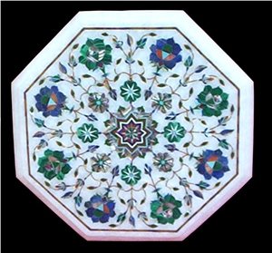 Stone Table Top, Makrana White Marble India Tabletops