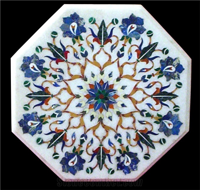Stone Table Top, Makrana White Marble India Tiles & Slabs