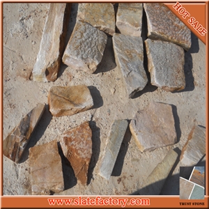 China Beige Quartzite Exterior Castle Rock Stone Cube Stone, Masonry Walling Stone, Culture Stone Wall