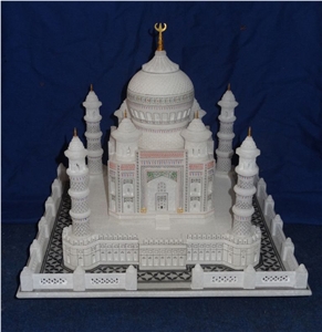 Alabaster Taj Mahal, White Alabaster India