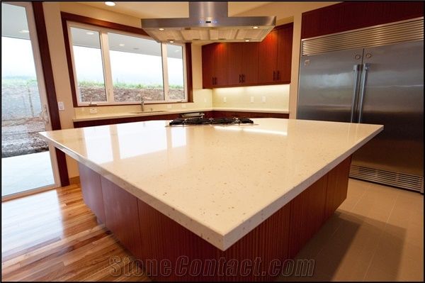 Amazing Luxury Artificial Quartz Stone Kitchen Countertop Non