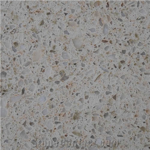 Bst C4014 Quartz Stone Kitchen Countertops with Bright Surface Directly from China Manufacturer at Competitive Pricing More Durable Than Granite Standard Sizes 108*26inch Thickness 2/3cm