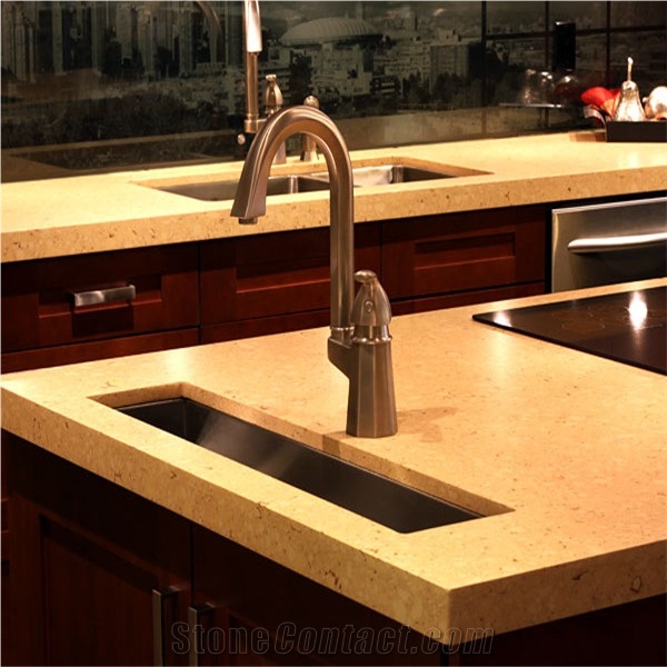 Oem Quartz Stone Service with Finishing Pofile Mainly and Widely Used in Kitchen, Bathroom, Bar, School, Hospital and Other Public Place Projects Standard Counter Top Size 108*26inch Thickness 20/30mm