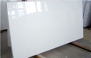 Pure White Non Porous Marmo Artificial Stone(Crystallized Glass Panel) Tiles & Slabs