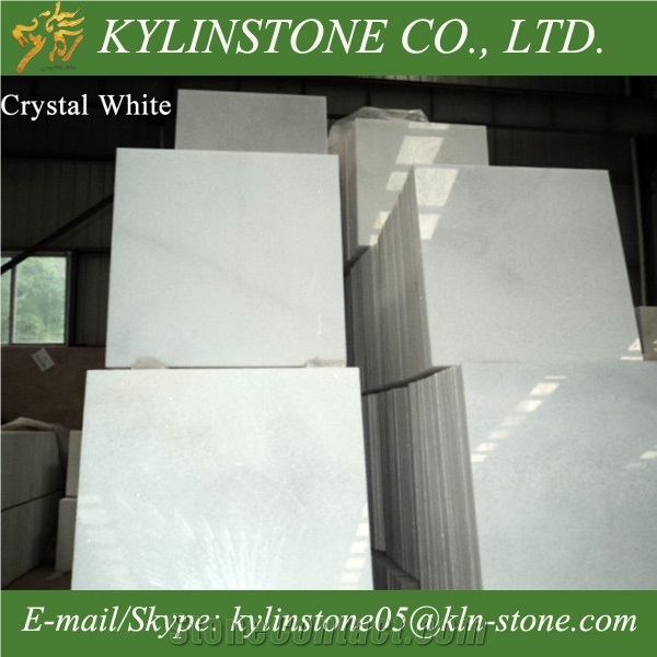 Crystal White Marble Tiles, China White Marble Tiles