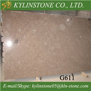 G611 Almond Mauve Granite Slab, China Pink Granite Slabs and Tiles