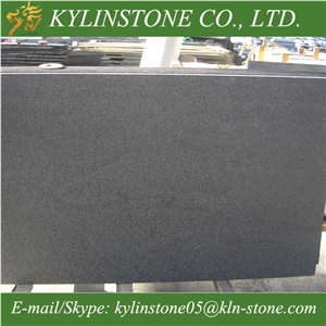 G684 Granite Kitchen Countertops, China Black Granite Worktops, China Pearl Black Granite Kitchen Countertops