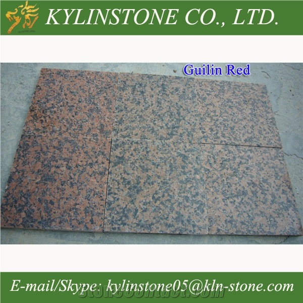 Guilin Red Granite Tiles, China Red Granite Tiles