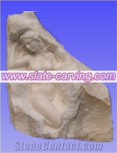 China Beige Marble Bust, Beige Marble Sculpture & Statue