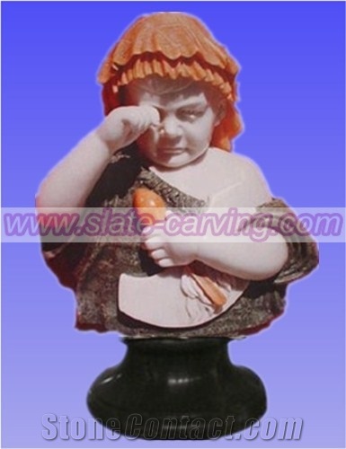 China Multicolor Marble Bust, Multicolor Marble Sculpture & Statue