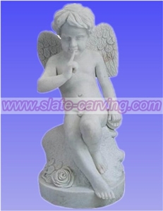 China White Marble Angel Statues