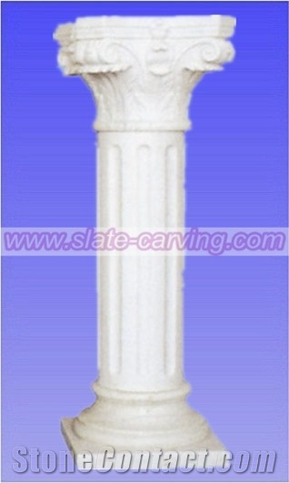 China White Marble Roman Column,Corinthian Column