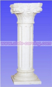 China White Marble Roman Column,Corinthian Column