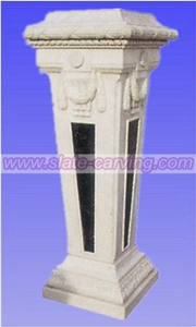 Marble Column,Stone Carving