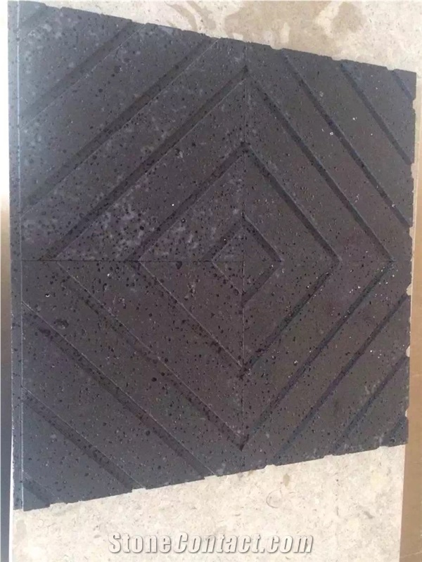 Hainan Black Spot Basalt Tile,Wallling Tile,Basalt Bricks
