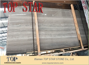 China Athens Coffee Wooden Grain Marble Slabs & Tiles