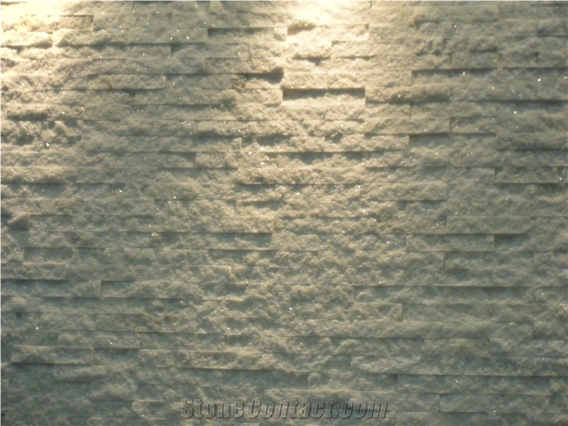 Decorative White Culture Wall Stone, White Marble Cultured Stone