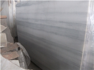 Fantastic White Wooden Marble Big Slabs, China White Marble