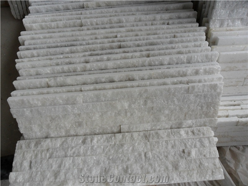 Nice White Culture Wall Stone, Crystal White Marble Cultured Stone