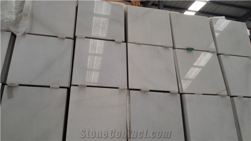 Yaan White Grey Marble Slabs & Tiles, China White Marble