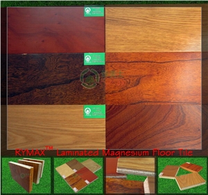 Rymax Laminated Magnesium Floor Tile Waterproof Floor Tile Fireproof Flooring