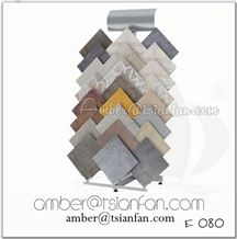 Metal Ceramic Tile Display Showroom Stand - Tsianfan E080