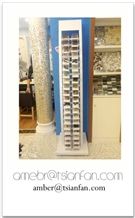Showroom Metal Mosaic Stone Tile Display Tower