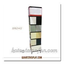 Sr042-Marble Quartz Stone Exhibition Stand