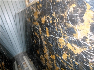 Marble Slabs, Black Gold Marble Pakistan Tiles & Slabs