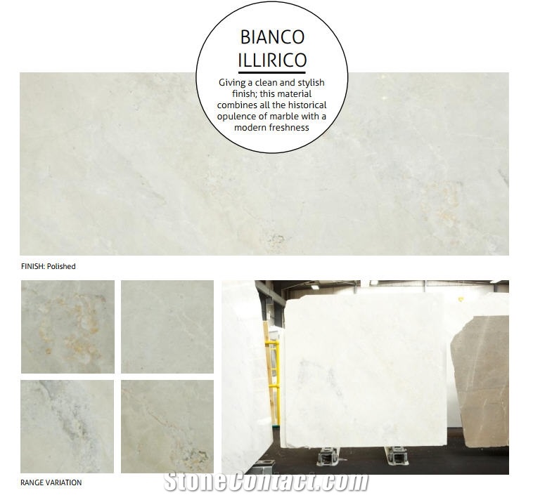 Bianco Illirico White Marble Slabs & Tiles